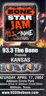 2 Fast 4 Ethel opens for Kansas at the Bone Star Jam 2004